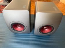KEF LS50 META Bookshelf Speakers (Titanium Grey). Six months old.  