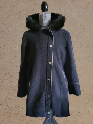 Manteau capuche laine - à, 71%