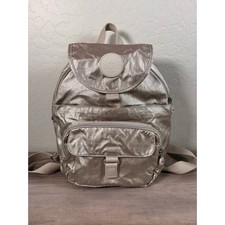 Kipling Queenie Backpack, Metallic Gold Rose 