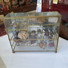 vitrine ancienne verre avec