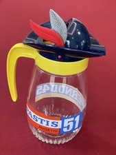 Vintage PASTIS 51 Anisette France Advertising Bottle Carafe