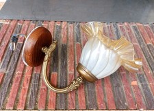 Applique laiton vintage E14 luminaire ancien 