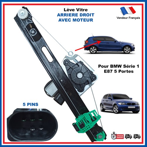 Moteur leve vitre - vitre, arrière