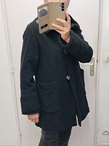 Veste manteau laine et - veste,