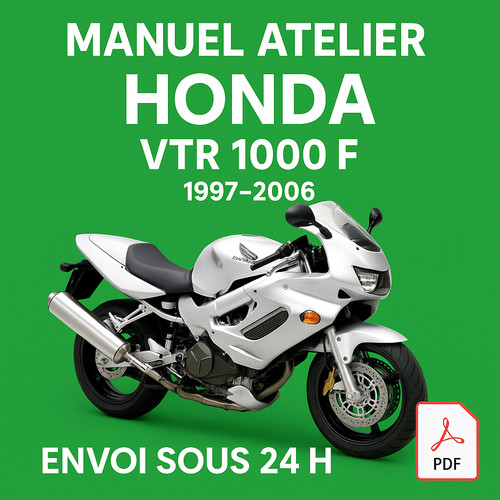 Manuel atelier honda vtr - atelier, 1000