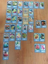 LOT DE 36 CARTES AUCHAN DISNEY PIXAR CARS TOY STORY NEMO MICKEY PRINCESSES...