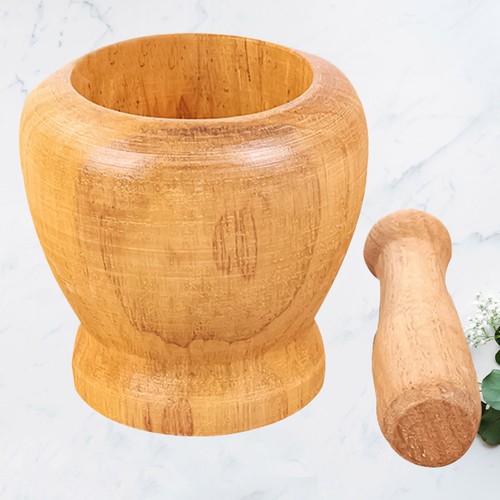 1pc bois ail pilon agaric - bois,