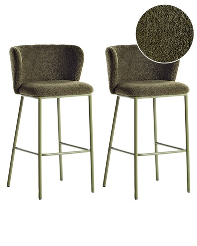 Lot chaises bar pieds - de, 2