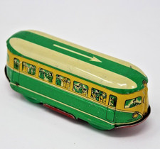 OLD TOY CARAIL CANVAS LITHOGRAPH