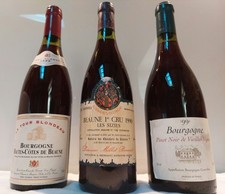Lot de 3 Bourgognes anciens