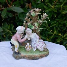 Saxon Porcelain Group 19th-20th Century