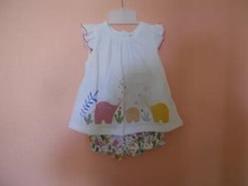 ensemble bébé fille 9/12 mois neuf