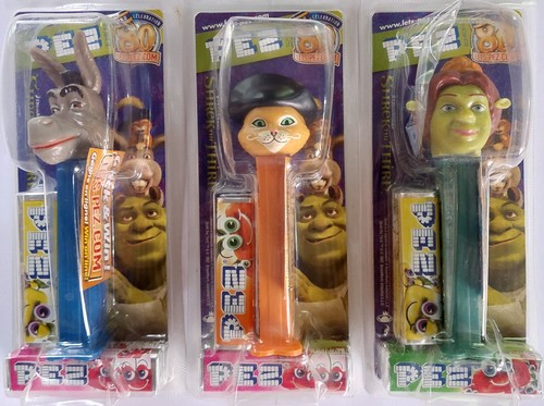 Lot pez shrek the - pez, 3