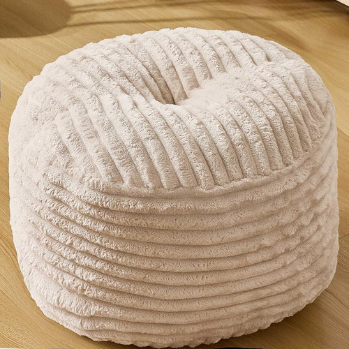 Kisoy round pouf ottoman floor - pouf,