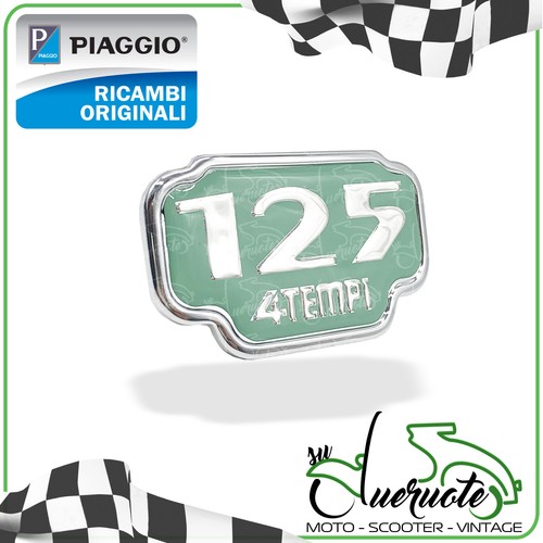Targhetta avant vespa et4 125 - avant,