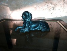 old cast iron hunting dog L