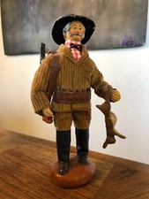 "ANTIQUE CLAY SANTON ""THE CHASSEUR"" signed DEVILLAINE