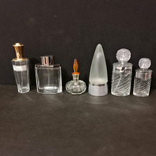 Lot of 6 Empty Perfume Bottles "Rochas"