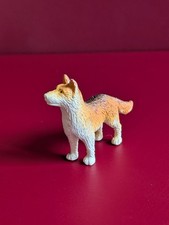 BEIGE PVC ANIMAL DOG FIGURE 5cm x 4cm VF TOYS used