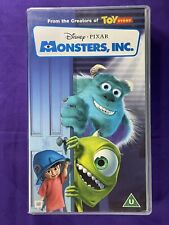 Monsters Inc - Disney - Pixar - PAL VHS Video Blue Tape