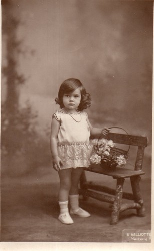 Bj318 carte photo - photo, vintage