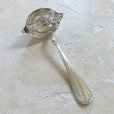 CHRISTOFLE MALMAISON Cuillère à sauce gras / maigre métal argenté