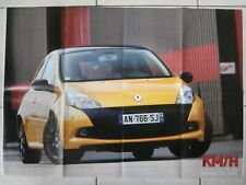 POSTER RENAULT CLIO 3 RS & 82 x 58 cm & 