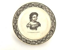 Creil Montereau Choisy plate Mademoiselle d'Artois Louise Marie Thérèse royal