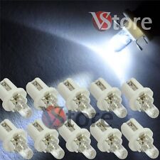 10 LED lamps T5 B8.5D WHITE bulbs frame tools dashboard car lights 