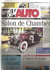 LA VIE DE L'AUTO N°1061 SALON