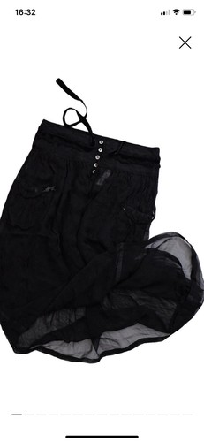 Jupe tulle noire tricot - tulle,