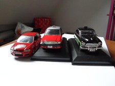 lot de 3 voitures fiat stilo/fiat 1400 roma/toyota crown 1998-