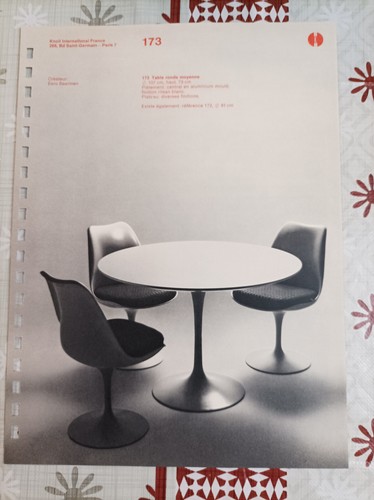 Fiche publicité knoll - publicité, table