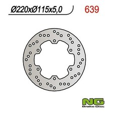NG PLAQUE DE FREIN ARRIERE YAMAHA R6 99-02, R1 98-03 (220x115x5)