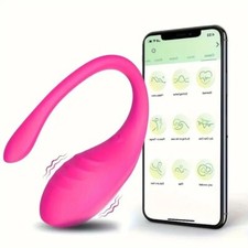 Oeuf Vibrant Connecté - Sextoy Point G et Clitoris, Vibromasseur Discret Intense
