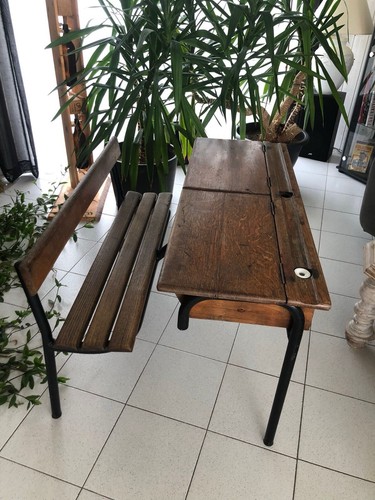 Bureau écolier ancien - bureau,