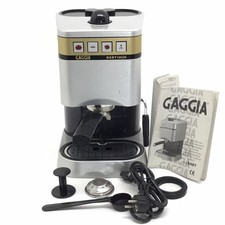 BEAUTIFUL BABY GAGGIA COFFEE MACHINE WITH ACCESSORIES INSTRUCTIONS La Cimbali Faema