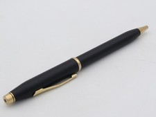 ANCIEN STYLO PBILLE - ROLLER POINT PEN - CROSS - NOIR ET DORÉ- #C02