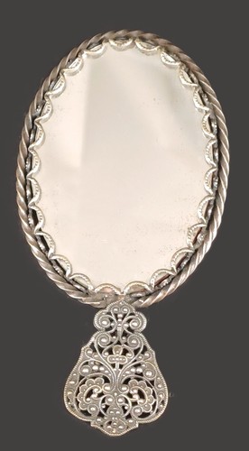 Petit miroir main double - miroir, à