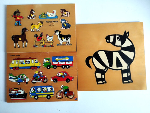 Puzzles bois fisher price - 3,
