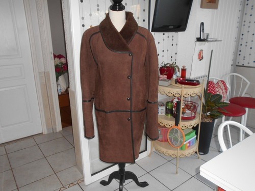 Vintage manteau marron - :manteau,