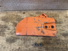 Husqvarna 181 281 288 Used OEM Clutch Cover Assembly Bare Metal Flag 503746702