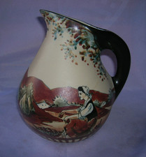 pichet en gres basque de