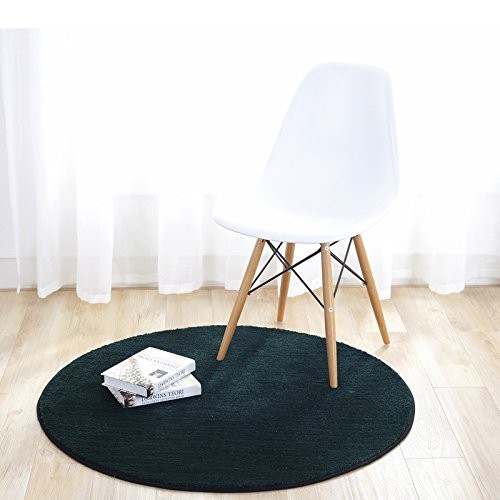 Pure color round carpet - color,