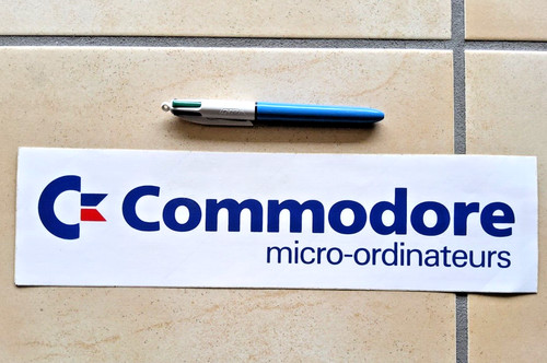 Autocollant ancien commodore - autocollant,