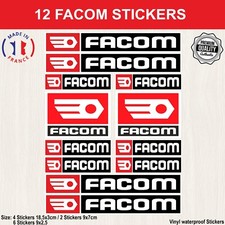 autocollant Facom bricolage outillage Vinyle Haut Qualité 12 Pièce