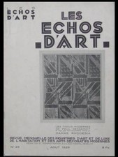 ECHOS D'ART n°49 1929