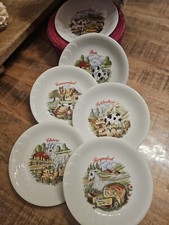 6 Assiettes à Fromages De