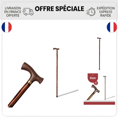 Canne marche bois - de,
