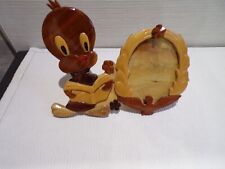 Cadre photo bois TITI assemblage façon marquerterie tres original